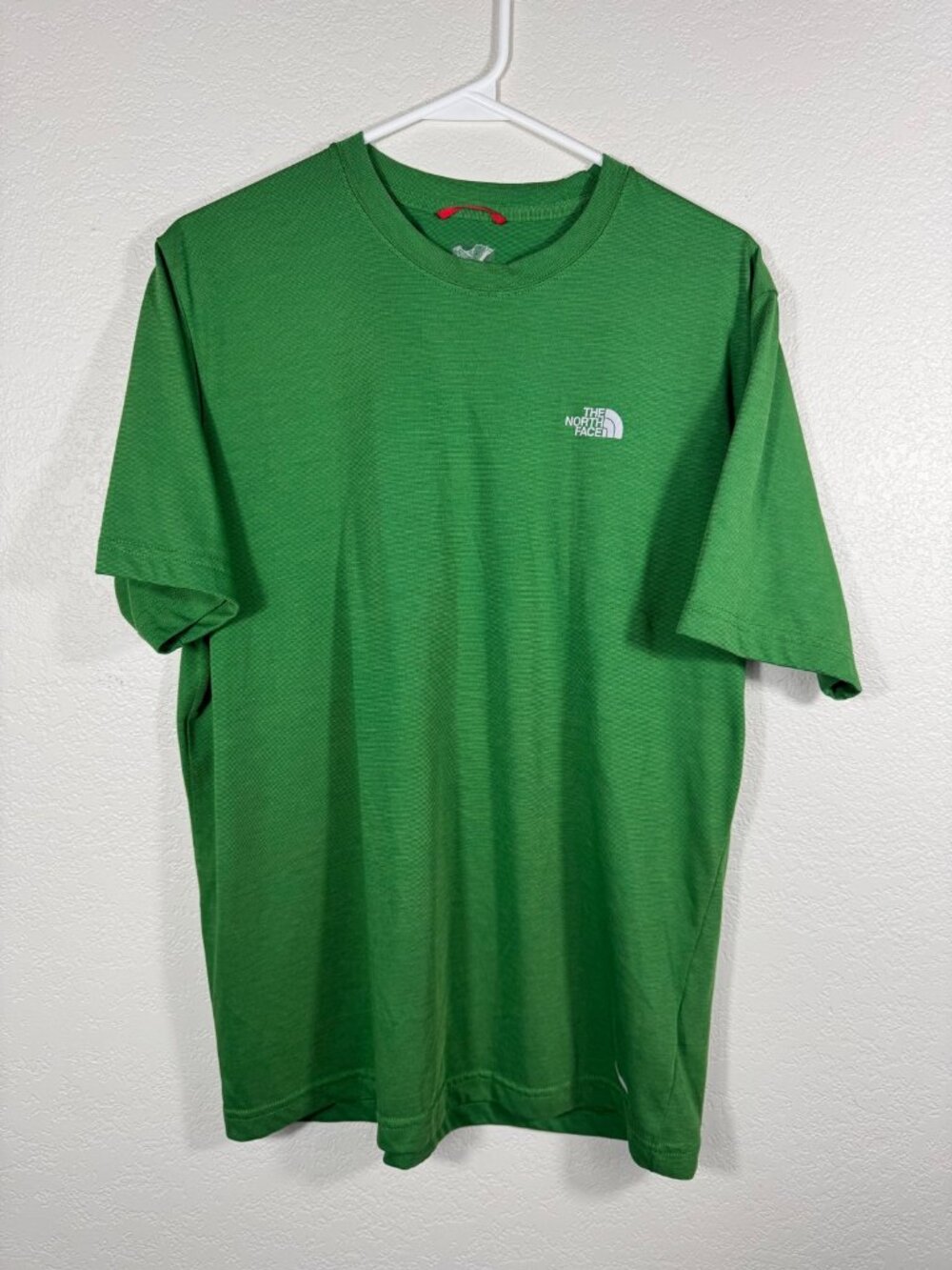 The North Face VaporWick Tee Mens M Green Short Sleeve Athletic Hiking T Shirt
